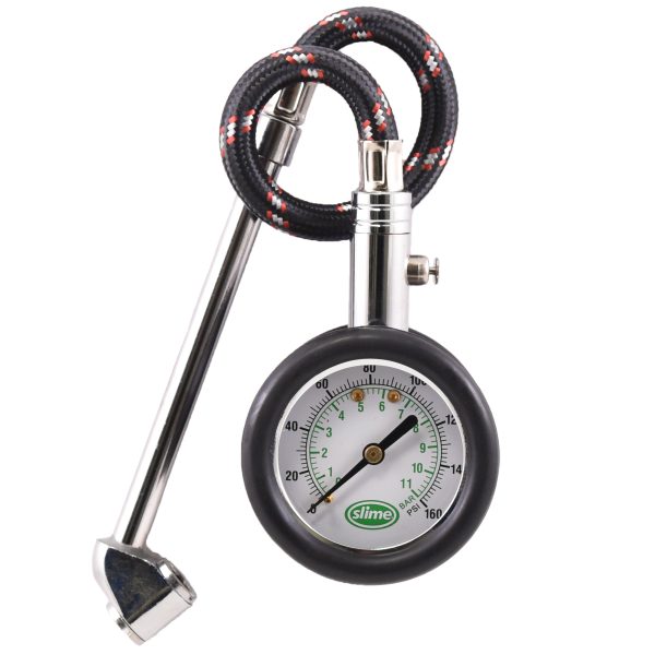 Dual Head Dial Tire Gauge (10-160 psi) Online Hot Sale