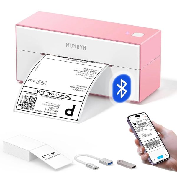 MUNBYN RealWriter 129 Bluetooth Thermal Label Printer Online Sale