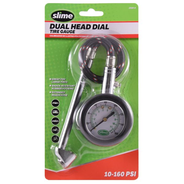 Dual Head Dial Tire Gauge (10-160 psi) Online Hot Sale - Image 4